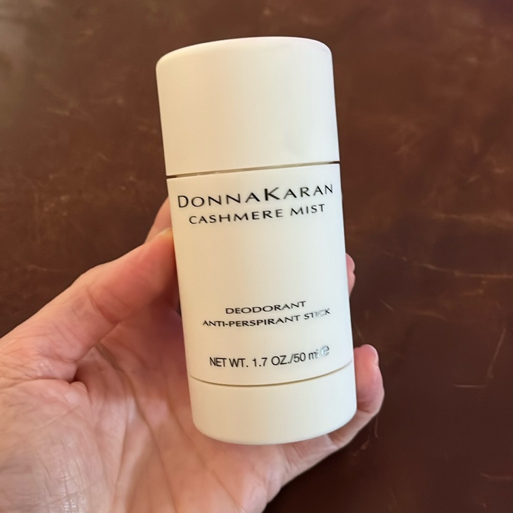 1.7 ounce Donna Karan Deoderant/ Antiperspirant Cashmere Mist.